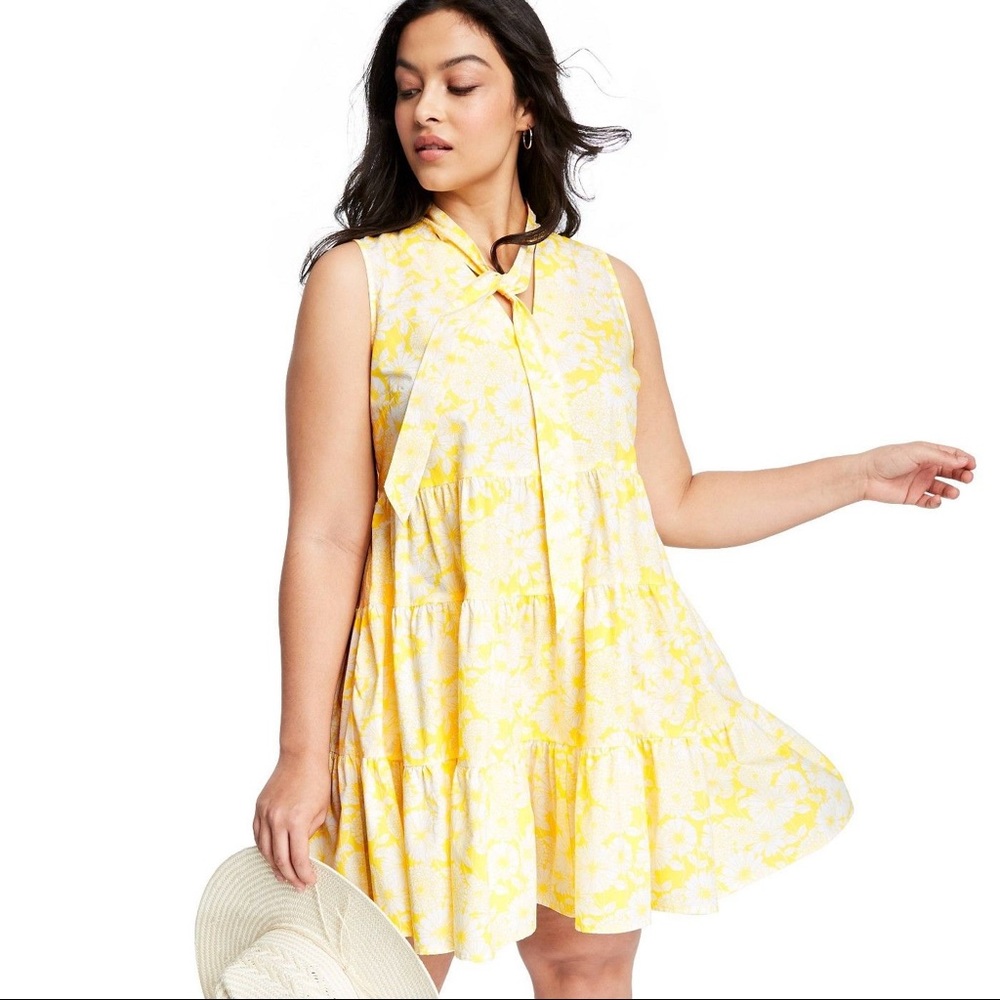 NWT Women’s Lisa Marie Fernandez Yellow Dress